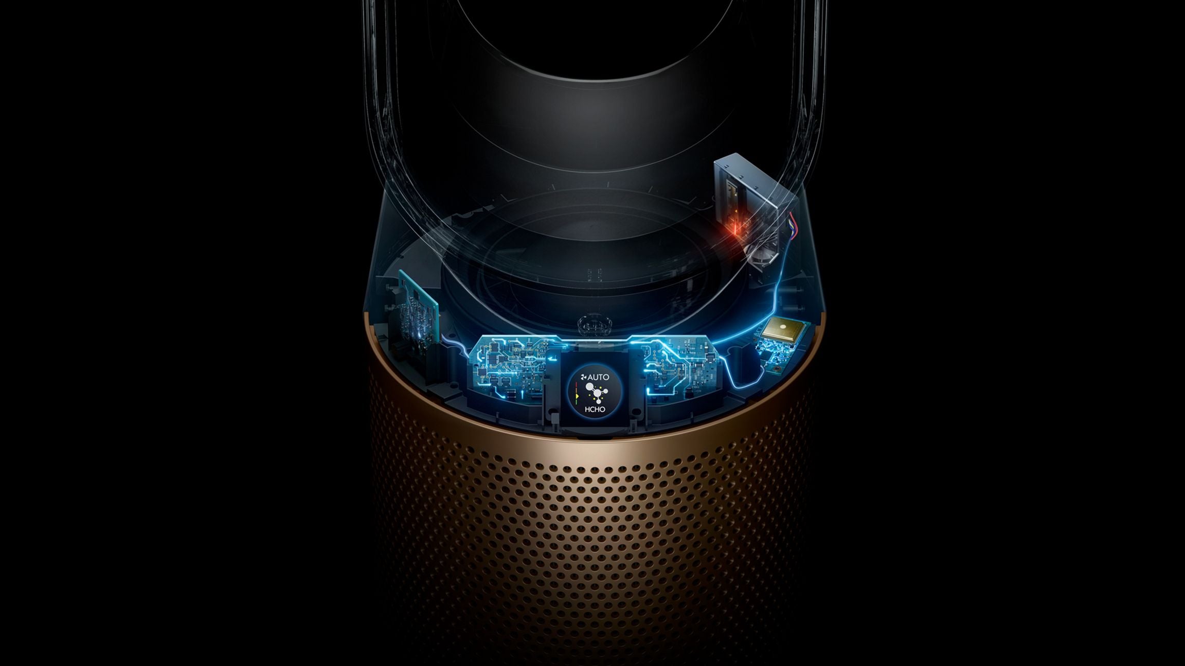 Dyson Purifier Cool™ air purifier TP12 (White/Gold)